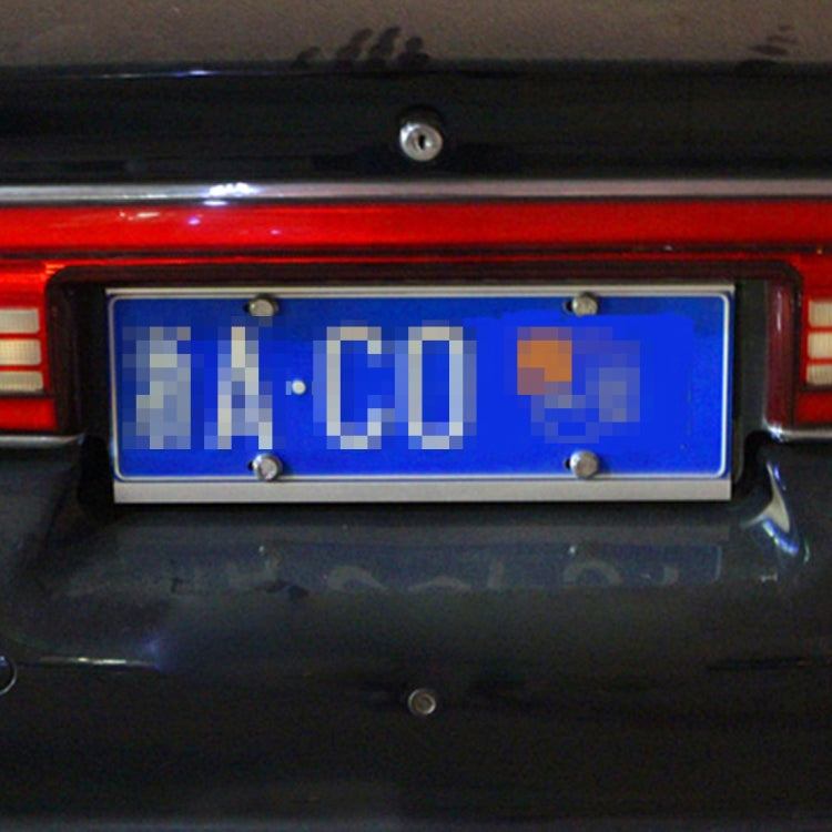 Car Auto Universal Aluminum Alloy Modified License Plate Frame Holder