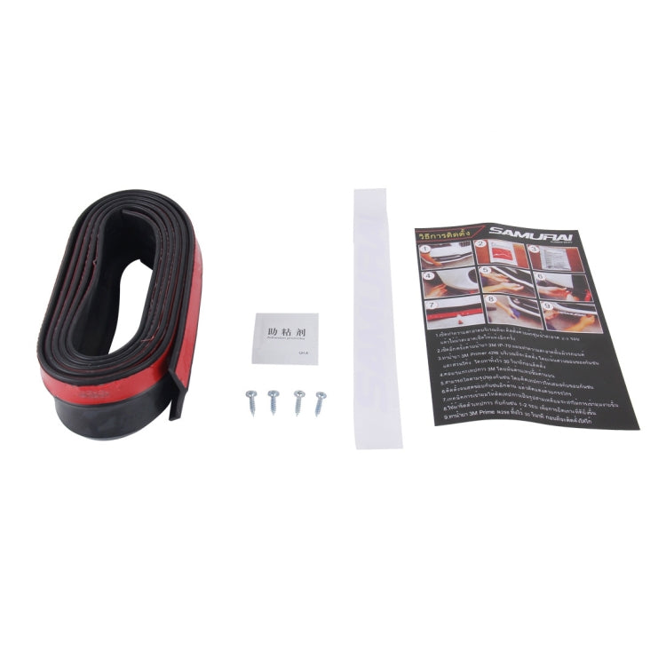 Universal 2.5m Car Front Bumper Lip Splitter Spoiler Skirt Adhesive Protector