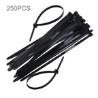 250 PCS 8mm*300mm Nylon Cable Ties