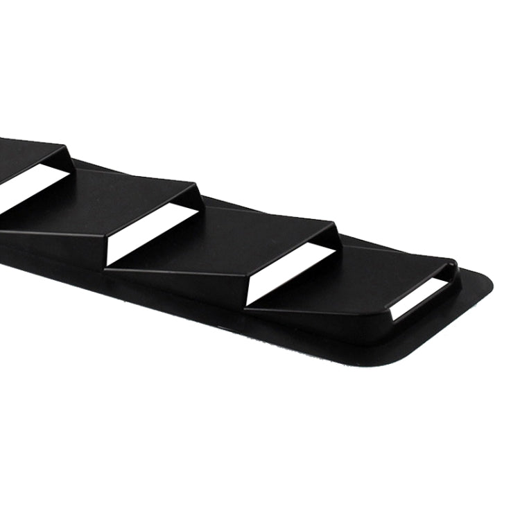 2 PCS Universal Car Air Intake Scoop Bonnet Hood Vent Louver Cooling Panel Trim Set