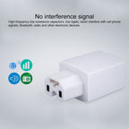 Electrical Motorcycle 36-80V 2A Double Port USB Mobile-phone Charger Adapter — White