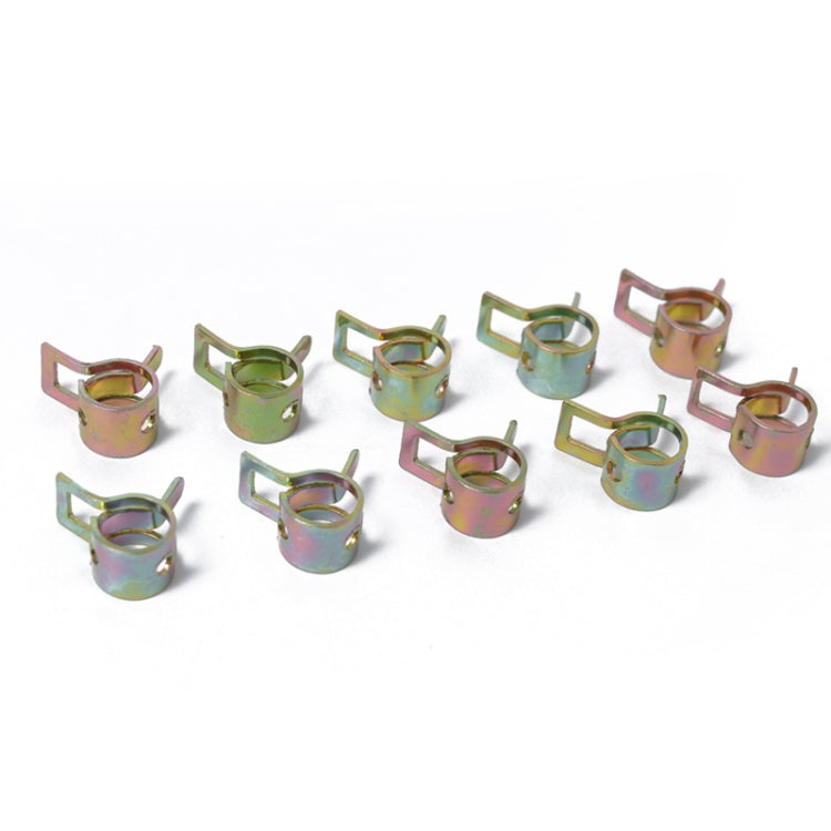 Car Spring Clip Fuel Line Hose Clip Water Pipe Air Tube Clamp Fastener, 10 PCS 20mm