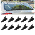 10 PCS Universal Car Black Shark Fin Diffuser Vortex Generator Roof Spoiler