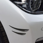 4 PCS Universal Car Carbon Fiber Front Air Knife Decorative Sticker
