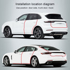 Universal Car Door Invisible Anti-collision Strip Protection Guards Trims Stickers Tape, Size: 3cm x 10m