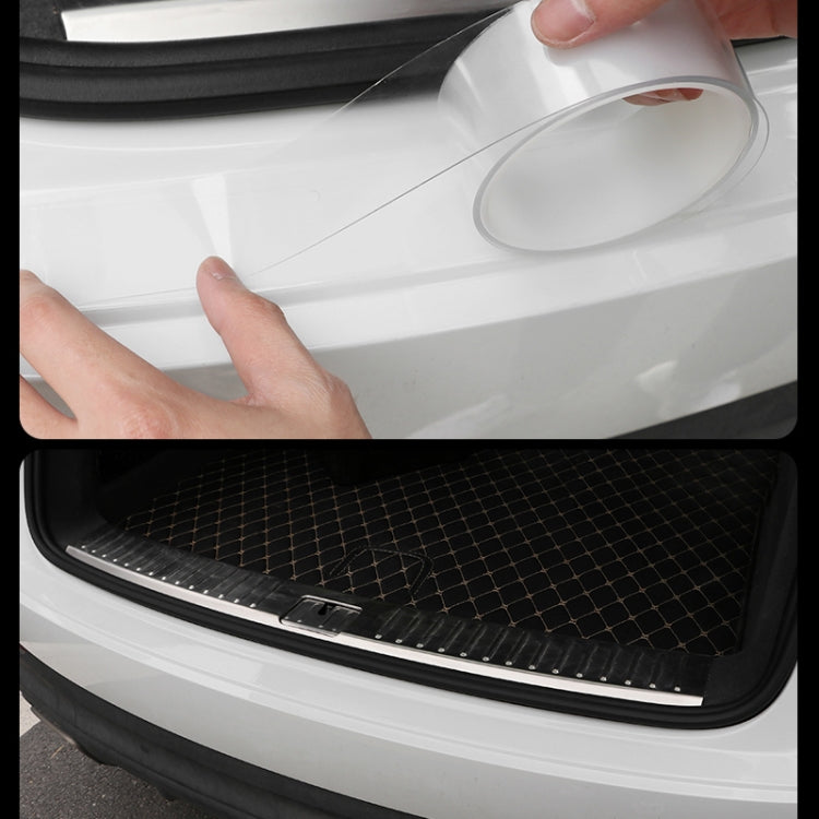 Universal Car Door Invisible Anti-collision Strip Protection Guards Trims Stickers Tape, Size: 7cm x 10m