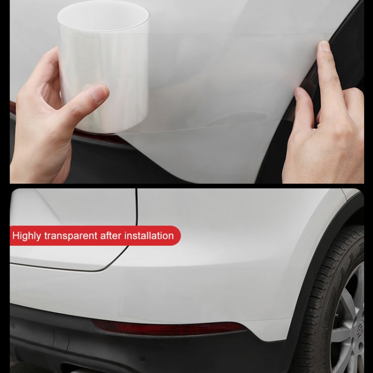 Universal Car Door Invisible Anti-collision Strip Protection Guards Trims Stickers Tape, Size: 10cm x 3m