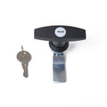 T Shape Handle Paddle Entry Door Latch & Keys Tool Box Lock for Trailer / Yacht / Truck