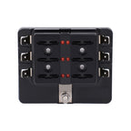 Fuse Box PC Terminal Block Fuse Holder Kits with LED Warning Indicator for Auto Car Truck Boat