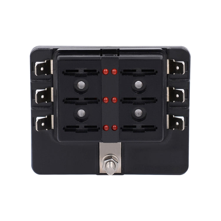 Fuse Box PC Terminal Block Fuse Holder Kits with LED Warning Indicator for Auto Car Truck Boat