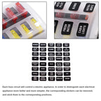 Fuse Box Screw Terminal Section Fuse Holder Kits with LED Warning Indicator for Auto Car Truck Boat