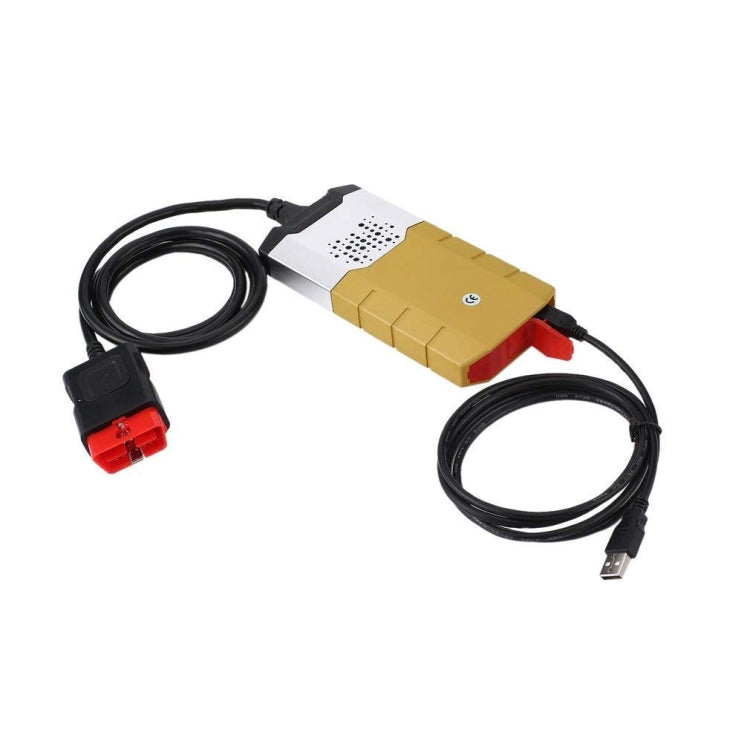 Autocom CDP Professional Auto CDP for Autocom Diagnostic Car Cables OBD2 Diagnostic Tool Delphi DS150E with BT — Gold