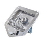 Folding T Handle Lock Stainless Steel Flush Mount Tool Box for Trailer / Yacht / Truck