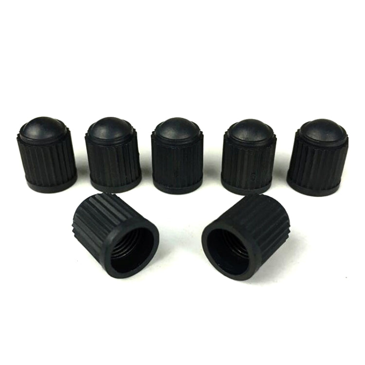 Black Tire valve Dust Rubber Cap For Bicycle And Car, Diameter: 10mm(Black), 200 PCS