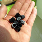 Black Tire valve Dust Rubber Cap For Bicycle And Car, Diameter: 10mm(Black), 200 PCS