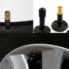 Black Tire valve Dust Rubber Cap For Bicycle And Car, Diameter: 10mm(Black), 200 PCS