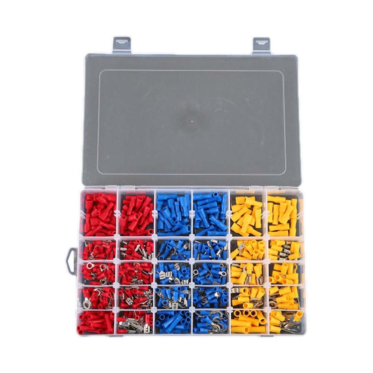 Cold Press Electrical Insulated Terminals Crimp Connectors Assortment Kit, 480 PCS