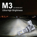 2 PCS M3 9006 / HB4 DC9-32V / 17W / 6500K / 2000LM IP68 Car LED Headlight Lamps