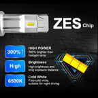 2 PCS M3 H8 / H9 / H11 DC9-32V / 17W / 6500K / 2000LM IP68 Car LED Headlight Lamps