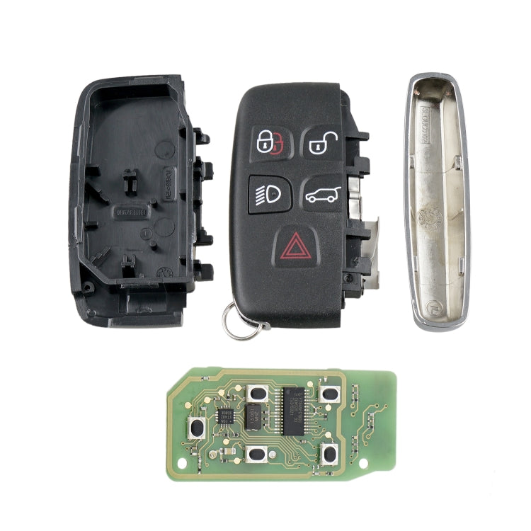 Land Rover Intelligent Remote Control Car Key with Integrated Chip & Battery, Frequency: 433MHz, KOBJTF10A with ID49 Chip, For Jaguar