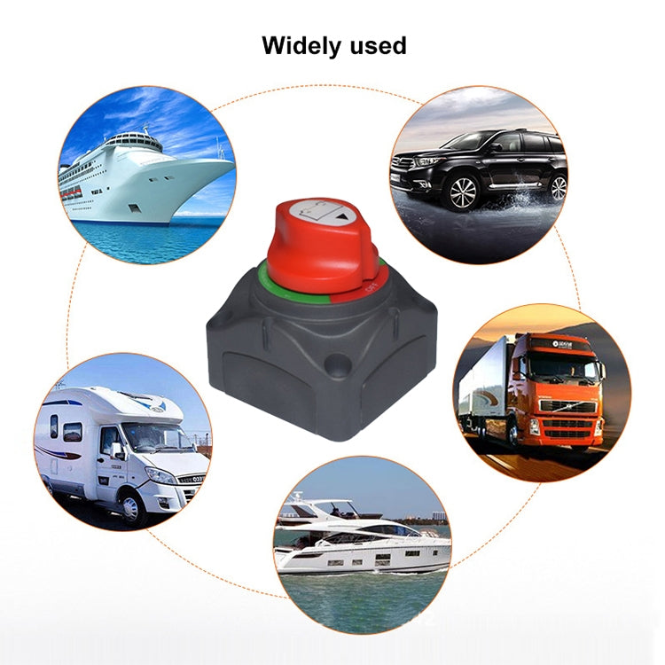 Car Auto RV Marine Boat Battery 3-level Current Distribution Selector Isolator Disconnect Rotary Switch Cut — view 7
