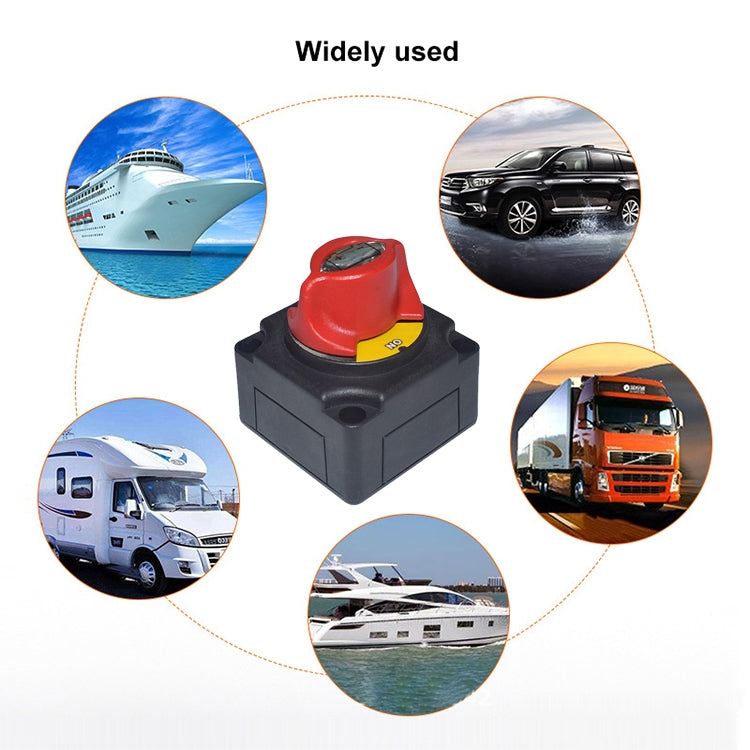 Car Auto RV Marine Boat Battery Selector Isolator Disconnect Rotary Switch Cut