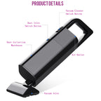Car Portable Wireless 120W Handheld Powerful Vacuum Cleaner, Wireless (Black), Wireless (White) — Wireless (White)