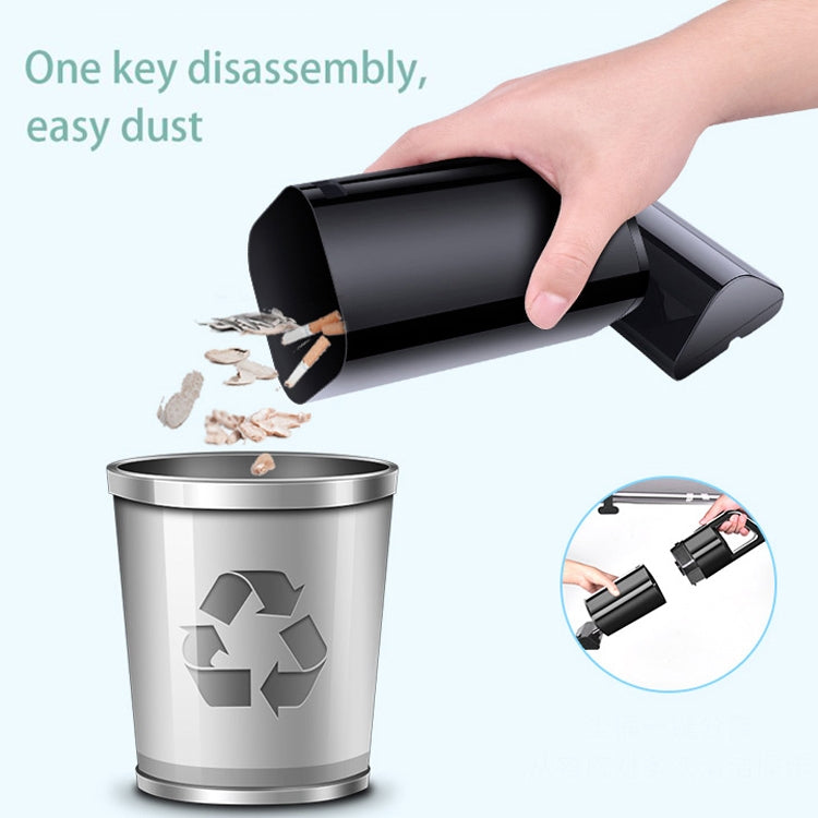 Car Portable Wireless 120W Handheld Powerful Vacuum Cleaner, Wireless (Black), Wireless (White) — Black