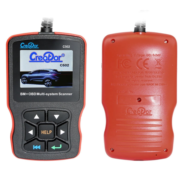 V7.6 Car OBD2 Multi-system Scanner Car Diagnostic Tool for Mercedes-Benz before 2016, Creator C502