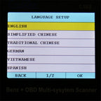 V7.6 Car OBD2 Multi-system Scanner Car Diagnostic Tool for Mercedes-Benz before 2016, Creator C502