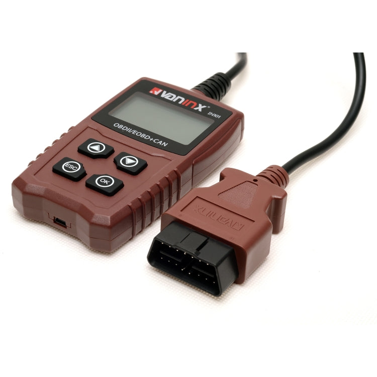 Automotive Scanner Car OBDII / EOBD+ Can Battery Engine Fault Diagnosis Tool Battery Detector, Vaninx IN101