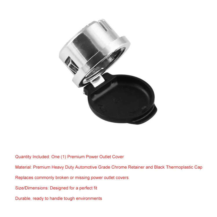 12V Car Chrome Replacement Cigarette Lighter Plug Retainer, Plug Retainer — view 6