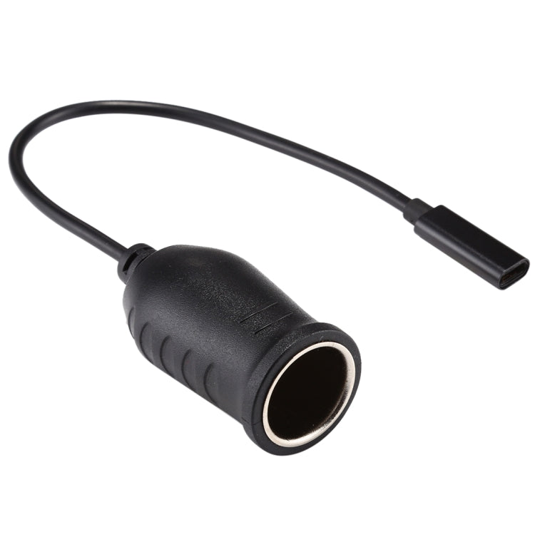 Car 60-100W DC18-20V Multi-functional USB-C / Type-C Connector to Cigarette Lighter, Type-C Connector — Type-C Connector