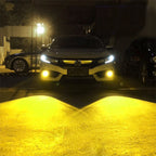 2 PCS H1 DC12V-24V / 12W / 3000K / 800LM 12LEDs SMD-3030 Car LED Fog Light