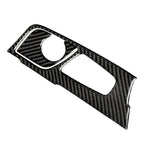 2 in 1 Car Carbon Fiber Gear Position Panel Decorative Sticker for BMW 5 Series G38 528Li / 530Li / 540Li 2018, Left Drive — Gear Position