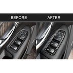 Car Carbon Fiber Door Window Lift Panel Decorative Sticker for Cadillac XT5 2016-2017 — view 7
