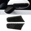 2 PCS Carbon Fiber Car Rearview Mirror Decorative Sticker for Porsche Macan
