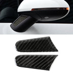 2 PCS Carbon Fiber Car Rearview Mirror Decorative Sticker for Porsche Macan