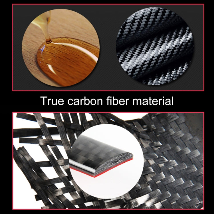 4 PCS Carbon Fiber Car Outside Door Handle Decorative Sticker for Porsche Macan