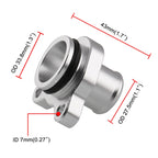 Car Water Hose Joint Pipe Adaptor with Clamps for BMW 335i, Size: 28mm