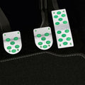 Small Luminous Non-Slip Automatic Gear Car Pedals Foot Brake Pad Cover Set, 3 in 1