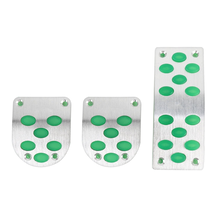 Small Luminous Non-Slip Automatic Gear Car Pedals Foot Brake Pad Cover Set, 3 in 1 — 3 in 1