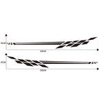 Car Styling Plaid Series PVC Sticker Auto Decorative Sticker