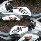Motorcycle Styling Skull Head PVC Sticker Auto Decorative Sticker