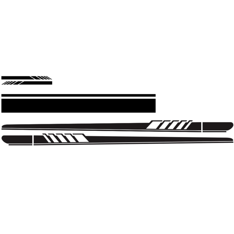 5 in 1 Car Styling Stripe Hood PVC Sticker Auto Decorative Sticker