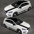 5 in 1 Car Styling Stripe Hood PVC Sticker Auto Decorative Sticker