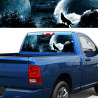 Wolverine Pattern Horror Series Car Rear Window Decorative Sticker
