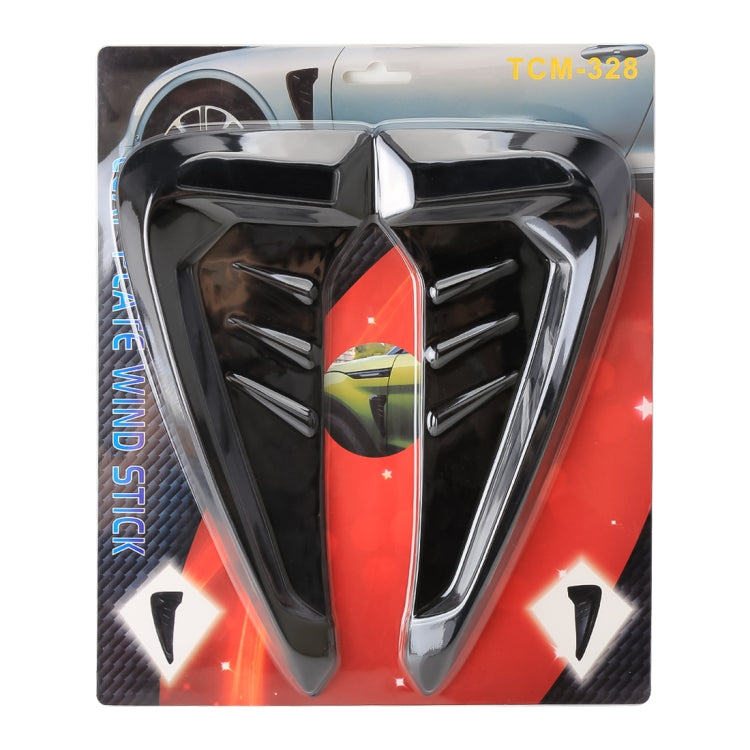 TCM-328 2 PCS Car Plastic Decorative Sticker Outside Sticker