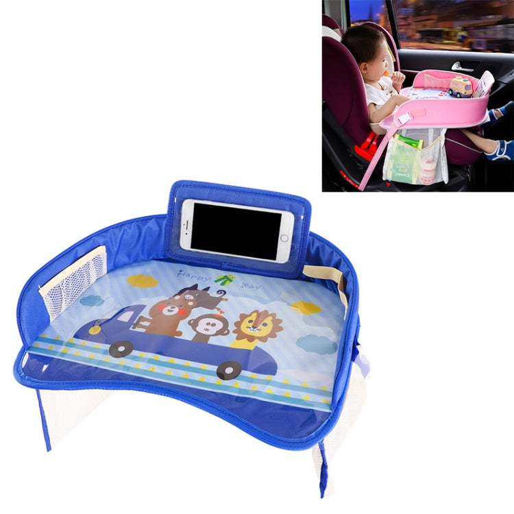 Children Waterproof Dining Table Toy Organizer Baby Safety Tray Tourist Painting Holder with Touch Screen Transparent Bag (Not Allowed to Peek) — view 11