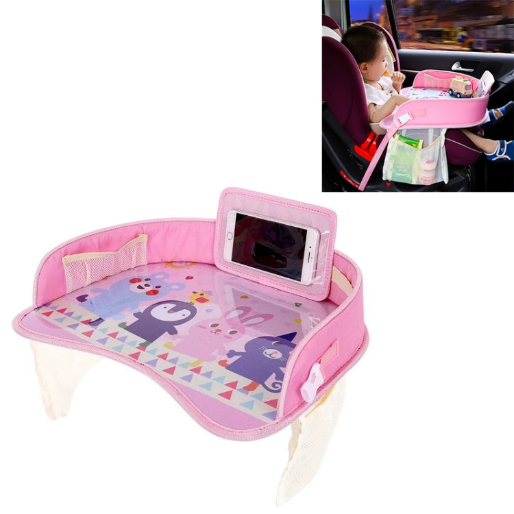 Children Waterproof Dining Table Toy Organizer Baby Safety Tray Tourist Painting Holder with Touch Screen Transparent Bag (Not Allowed to Peek) — view 13